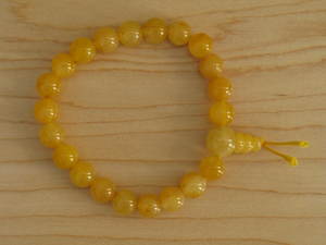Yellow Jade Wrist Mala/Power Bracelet